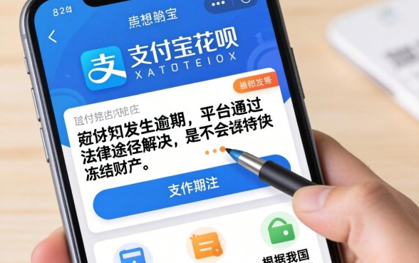 支付宝花呗起诉会冻结财产吗？花呗逾期被起诉会冻结银行卡吗？