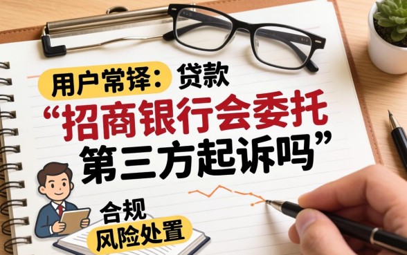 招商银行会委托第三方起诉吗，招商银行委托第三方起诉流程及注意事项