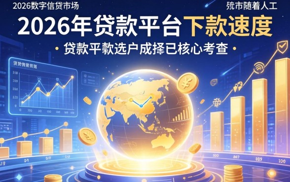 2026年贷款平台下款速度快吗？2026年贷款平台下款速度排名前十有哪些