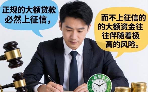 什么大额贷款不上征信平台，哪个正规靠谱容易下款？