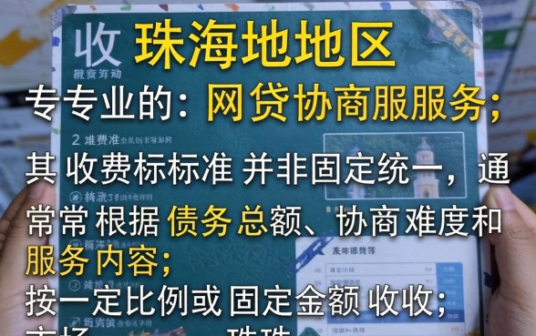 珠海网贷协商收费标准是多少，珠海网贷协商收费价格表及收费标准详解