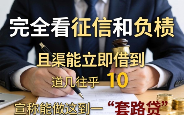 不看征信和负债能借1万吗，哪里有不看征信秒下款的口子？