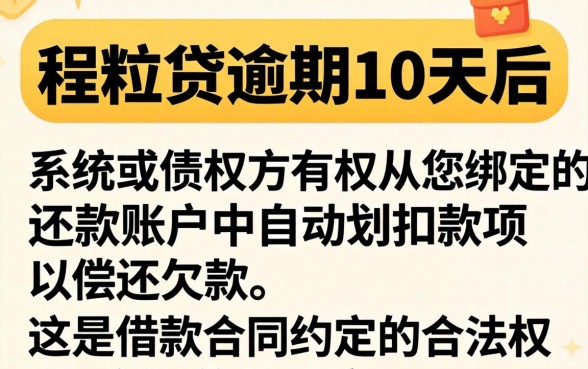 微粒贷逾期10天会强制划款吗？逾期10天微粒贷会自动扣款吗？