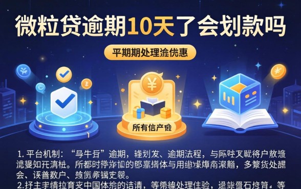 微粒贷逾期10天会自动扣款吗，逾期10天会强制划扣银行卡吗