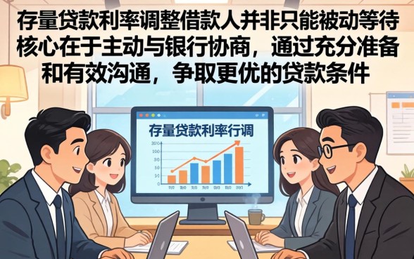 存量贷款如何与银行协商调整？存量贷款调整自主协商流程详解