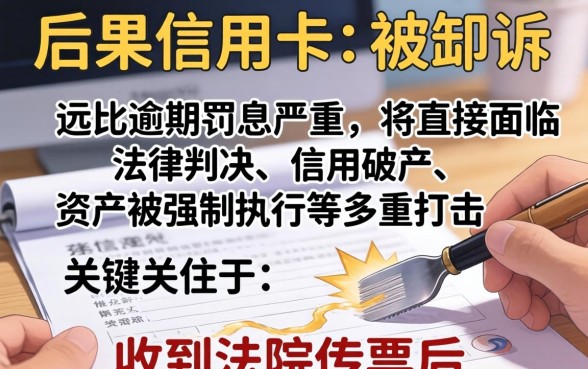 刷信用卡被起诉会坐牢吗？信用卡逾期被起诉的后果是什么