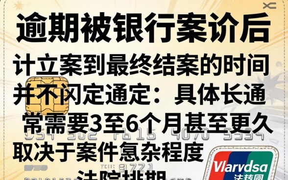 信用卡逾期被起诉多久结案？信用卡不还起诉判多久结案呢