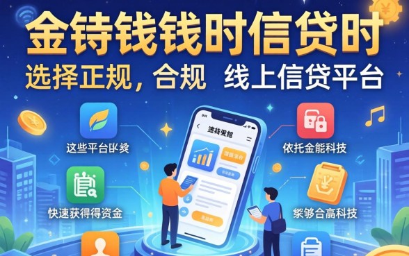 哪个贷款平台能让我快速到账，快速到账贷款平台有哪些