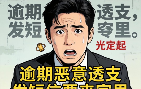 逾期恶意透支发短信要来家里是真的吗，逾期恶意透支发短信要来家里怎么办
