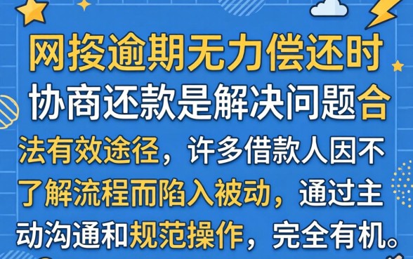 网贷还不起怎么协商还款？网贷逾期协商还款流程详解