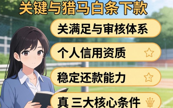 猎马白条下款有哪些必备条件，猎马白条申请下款需要什么材料和征信要求