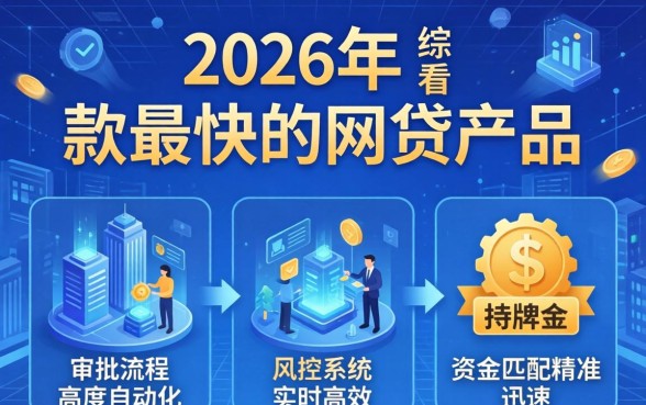 2026年网贷下款最快是哪款？2026年下款最快的网贷平台推荐
