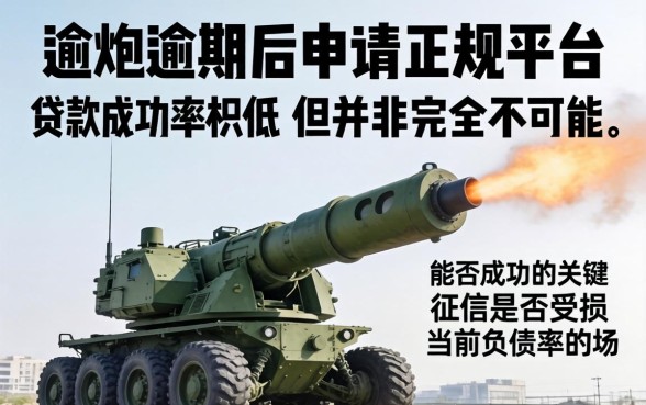 高炮逾期还能借正规平台吗，哪里有口子能下款