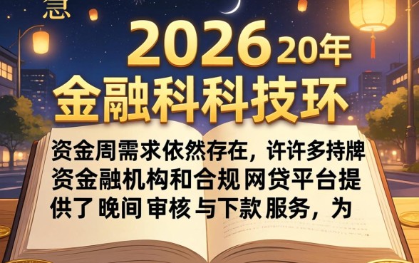 晚上如何审核下款的网贷口子？网贷晚上审核放款的口子有哪些？
