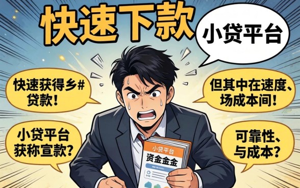 有哪些小贷可以保证快速下款，长尾疑问词，快速下款小贷平台推荐