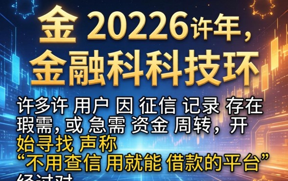 不用查信用能借款的平台有哪些？安全可靠吗？