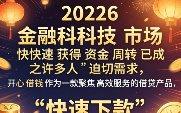 开心借钱如何做到快速下款？快速下款技巧与靠谱平台推荐