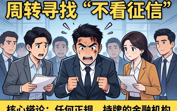 谁能推荐一个不看征信的网贷？长尾疑问词，不看征信的网贷有哪些靠谱平台？
