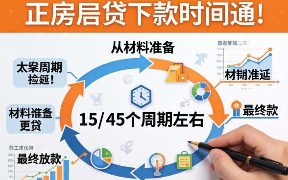 二手房房贷下款需要多长时间？二手房房贷审批流程与放款时间详解