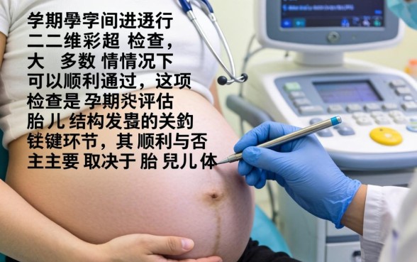 二维彩超检查一次通过率高吗？怀孕做二维彩超能顺利通过吗