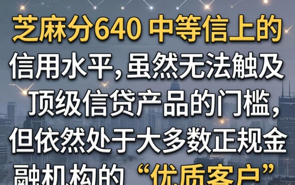 芝麻分640哪里可以贷款，芝麻分640能下款的平台