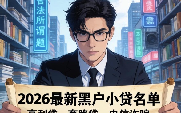 2026最新黑户小贷名单有哪些，黑户哪里能借到钱？