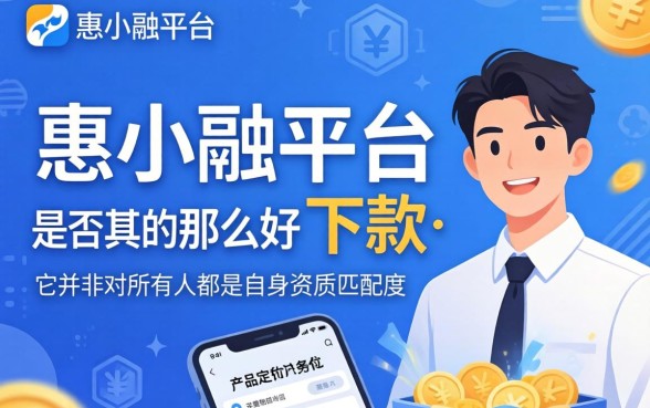 惠小融平台真的那么好下款吗？惠小融借款审核多久到账