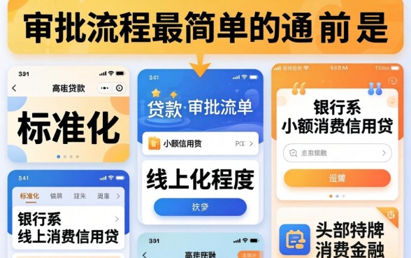 哪个贷款口子审批流程最简单？贷款审批最简单的平台推荐