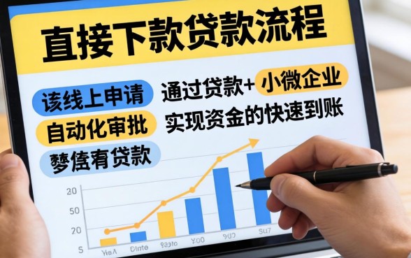 直接下款的贷款流程是怎样的？直接下款的贷款流程有哪些步骤？