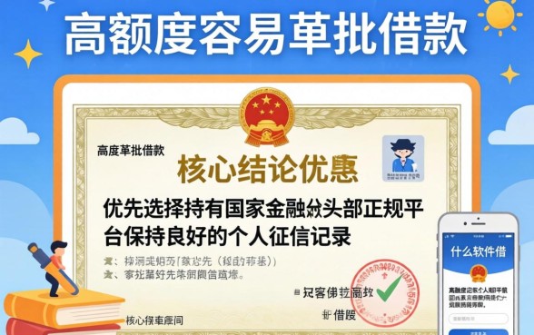 什么软件借款容易额度高点，哪个平台通过率高