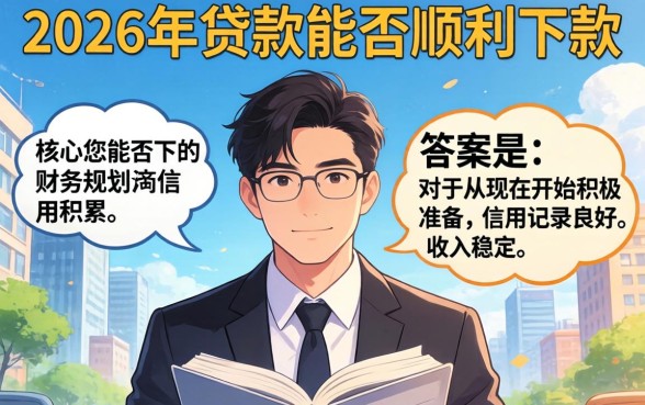 2026年贷款真的能下款吗？2026年贷款申请条件与下款成功率解析