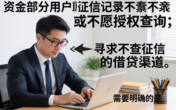 疑问句，哪些口子可以借贷时不查征信？长尾疑问词，不查征信的借款平台有哪些？