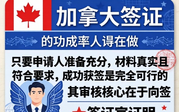 加拿大签证是否容易办理成功？加拿大签证成功率高吗？