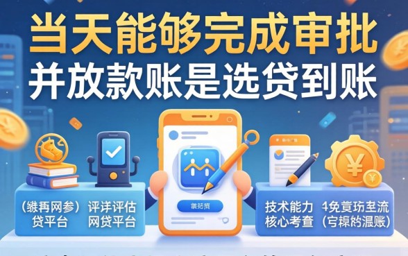 哪个网贷平台当天放款速度快？长尾疑问词，哪个网贷平台当天放款速度快且靠谱
