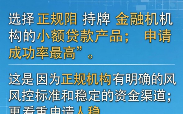 哪个小额贷款申请成功率最高？小额贷款哪个平台最容易通过申请