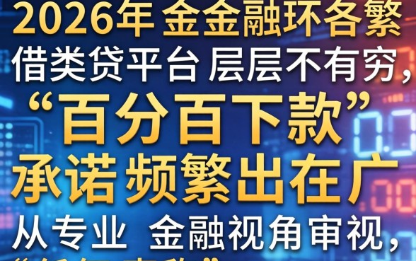 借钱软件真的能百分百下款吗？揭秘百分百下款平台真相