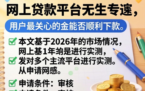 网上贷款哪些容易通过审批？盘点高通过率网贷平台与快速下款技巧