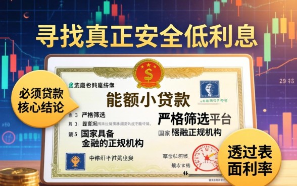 安全低利息的小额贷款平台哪个好，怎么申请最快下款？