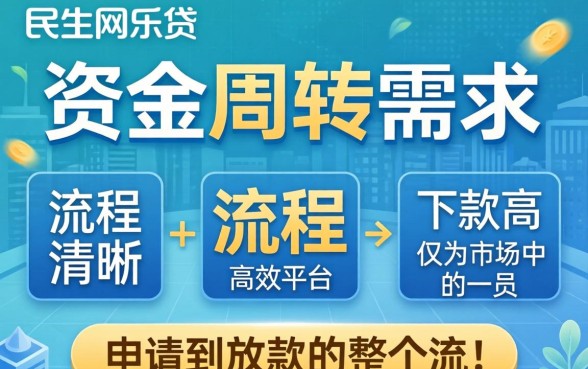 民生网乐贷下款流程是否简单，民生网乐贷下款需要什么条件