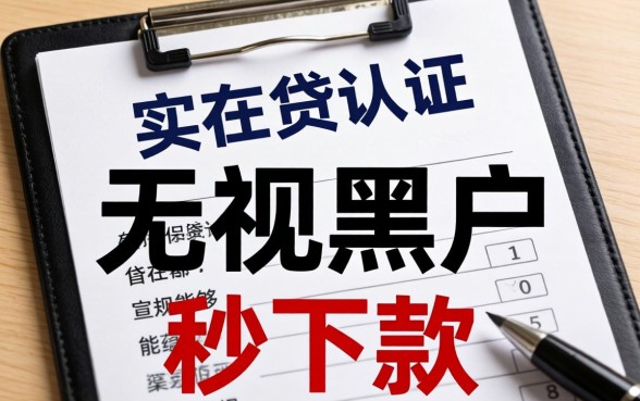 无视黑户秒下款是真的吗？无视黑户秒下款口子有哪些