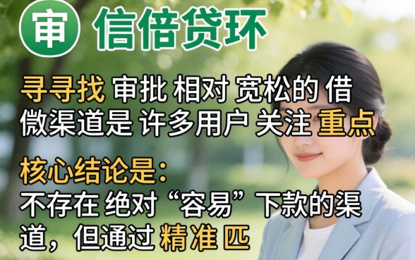 现在有什么口子容易下款的吗？小额贷款哪个平台容易通过