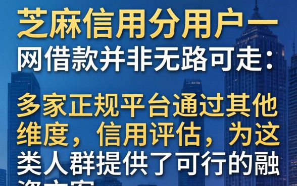 没有芝麻信用 怎么网贷借款，没有芝麻信用如何申请网贷借款