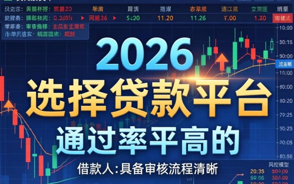 贷款哪些平台容易通过率高些？盘点2026年高通过率贷款平台推荐