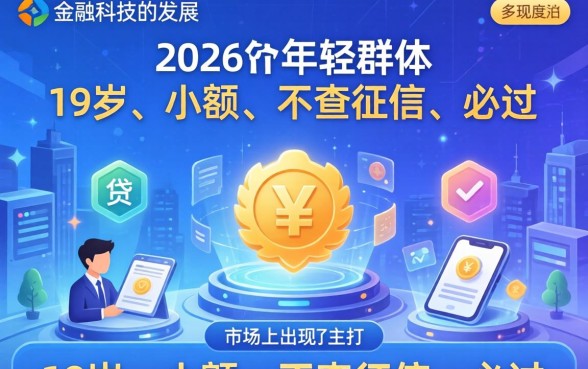 19岁小额贷款不查征信必过？不看征信的小额贷款哪里能申请