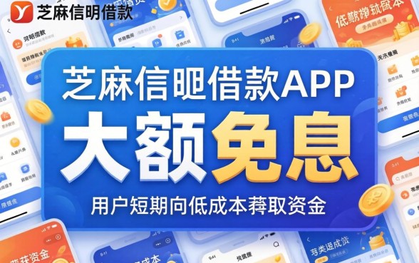 芝麻信用借款app大额免息是真的吗？芝麻信用借款app大额免息靠谱吗，芝麻信用借款app大额免息安全吗