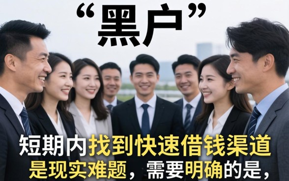 黑户短期快速借钱平台有哪些，黑户短期快速借钱平台哪个靠谱