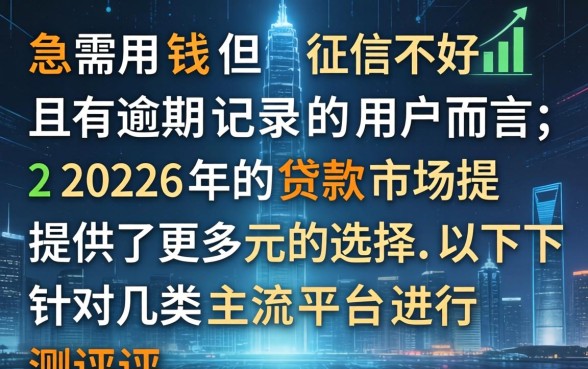征信不好有逾期记录怎么借钱，征信差有逾期哪里可以快速贷款