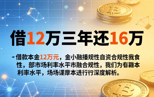 借12万三年还16万合法吗，利息受法律保护吗