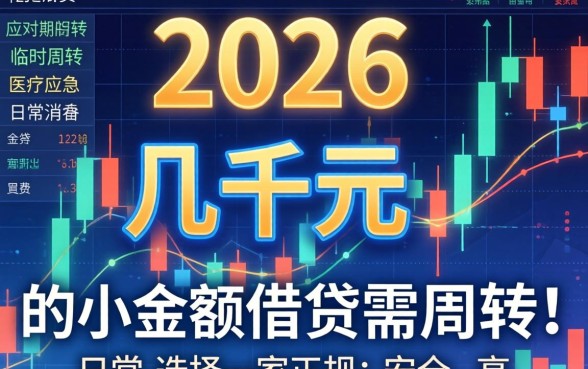几千块的小额贷款平台有哪些？盘点2026年十大靠谱小额贷款平台推荐