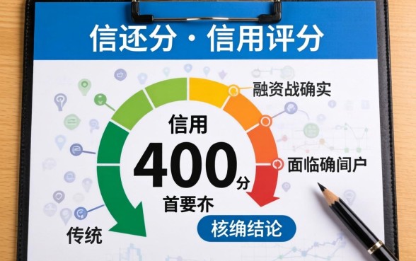 信用400分哪里可以借钱，征信不好能下款吗